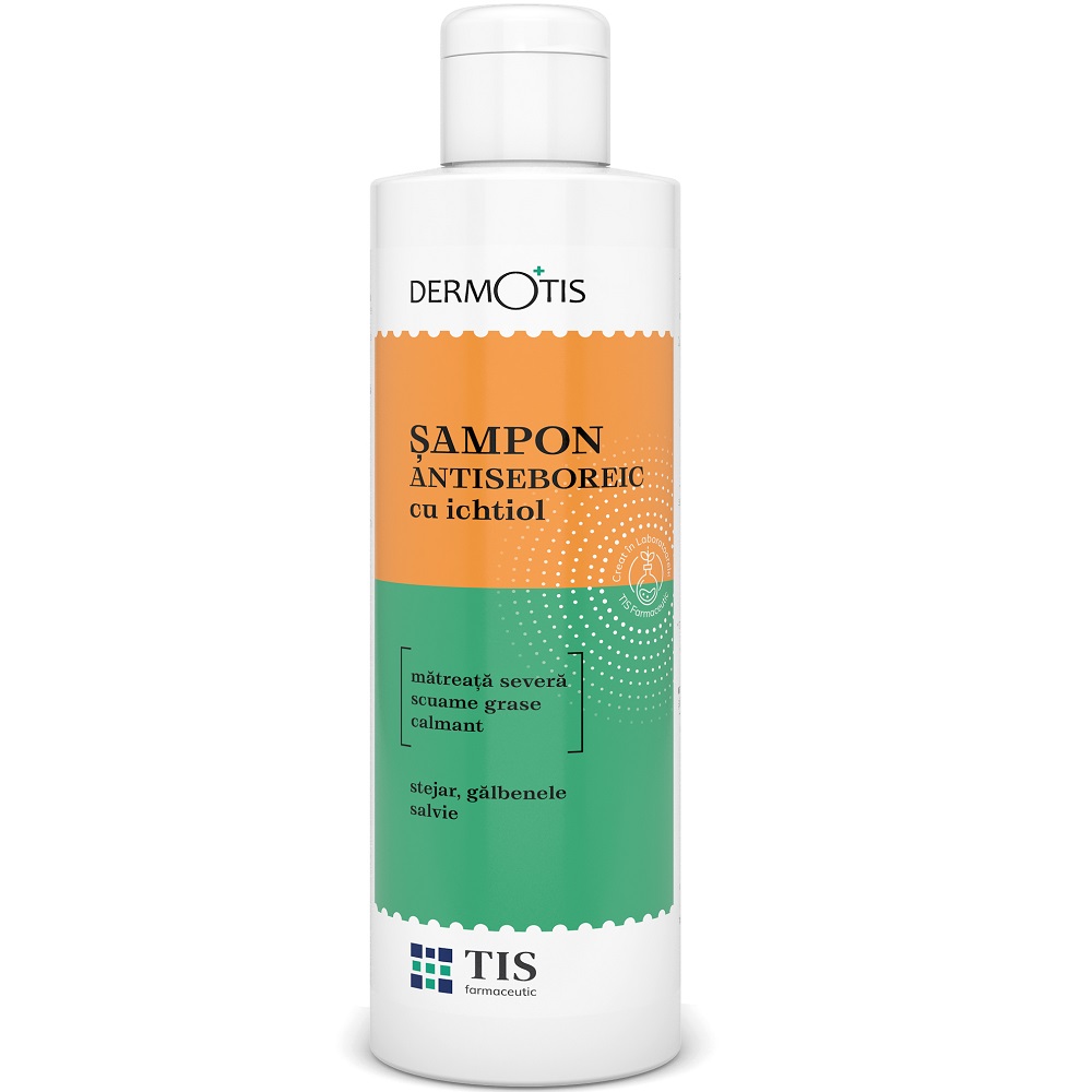 Sampon antiseboreic Dermotis, 120 ml, Tis Farmaceutic